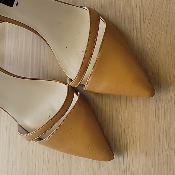 Zara Beige Nude Heels - Picture 3 of 5